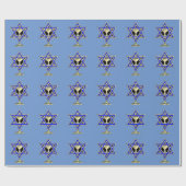 Jüdisches StarWrapping-Papier Geschenkpapier (Flach)