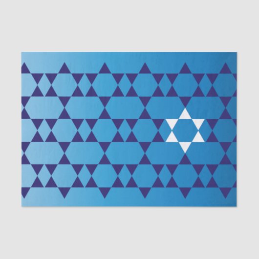 Jüdisches SternSeidenpapier Seidenpapier (Vorderseite)