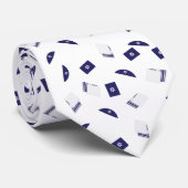 jüdisches Symbolmuster Krawatte (Gerollt)