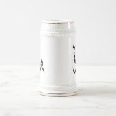 Jüdisches Tango Bierglas (Mittel)