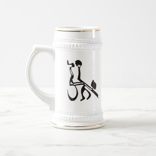 Jüdisches Tango Bierglas (Links)