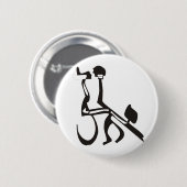 Jüdisches Tango Button (Vorne & Hinten)
