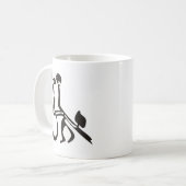 Jüdisches Tango Kaffeetasse (Vorderseite Links)