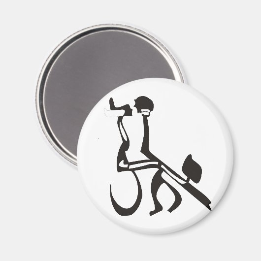 Jüdisches Tango Magnet (Vorderseite/Rückseite)