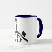 Jüdisches Tango Tasse (VorderseiteRechts)