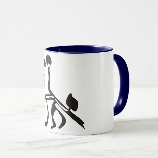 Jüdisches Tango Tasse (VorderseiteRechts)