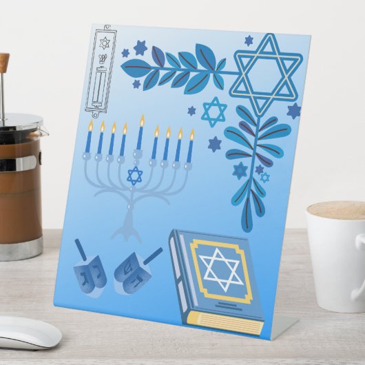 Jüdisches Tischschild Sockelschild (In Situ)