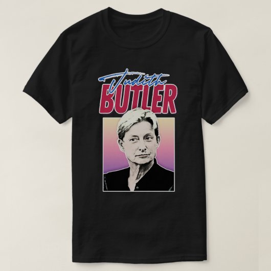 Judith Butler Feminist Icon Fan Art Design T-Shirt (Design vorne)