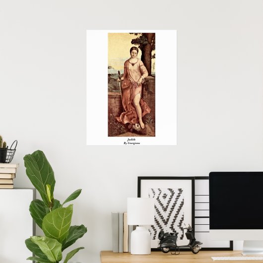 Judith By Giorgione Poster (Heimbüro)