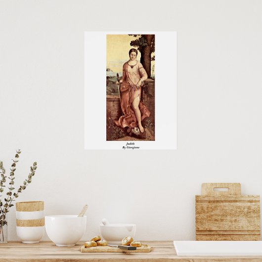 Judith By Giorgione Poster (Küche)