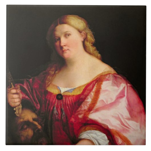 Judith, c.1525-28 (Öl auf Leinwand) Fliese (Vorderseite)