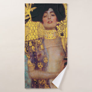 Judith (Dame in Gold), Gustav Klimt Badehandtuch