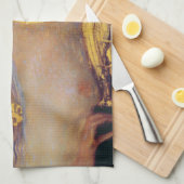 Judith (Dame in Gold), Gustav Klimt Geschirrtuch (Viertel Falte)