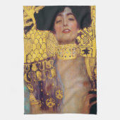 Judith (Dame in Gold), Gustav Klimt Geschirrtuch (Vertikal)