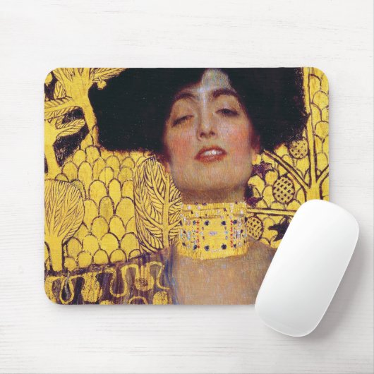 Judith (Dame in Gold), Gustav Klimt Mousepad (Mit Mouse)