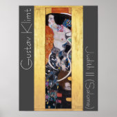 Judith II Gustav Klimt Art Nouveau Poster (Vorne)