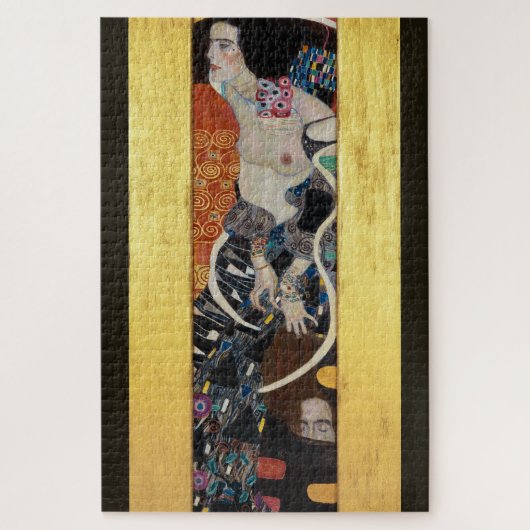 Judith II mit Kopf Holofernes von Gustav Klimt Puzzle (Vertikal)