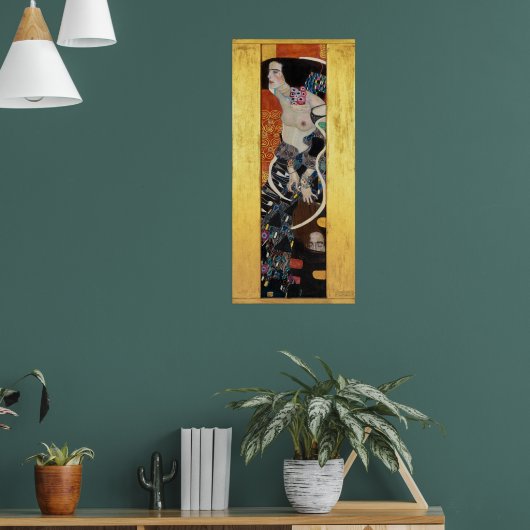Judith II (Salome) von Gustav Klimt Poster (Wohnzimmer 1)
