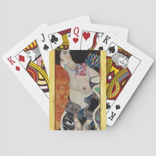 Judith II (Salome) von Gustav Klimt Spielkarten (Rückseite)