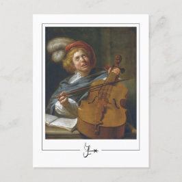 Judith Leyster #8 - Fine Art Postcard Postkarte
