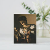 Judith mit dem Kopf von Holofernes, 1615 Postkarte (Stehend Vorderseite)