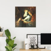 Judith mit dem Leiter von Holofernes Poster (Heimbüro)
