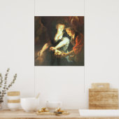 Judith mit dem Leiter von Holofernes Poster (Küche)