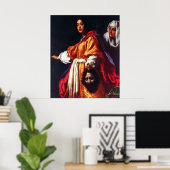 Judith mit dem Leiter von Holofernes Poster (Heimbüro)