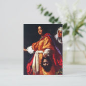 Judith mit dem Leiter von Holofernes Postkarte (Stehend Vorderseite)