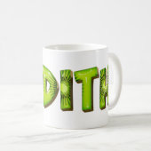 Judith Name Kiwi Style Tasse Teetasse Kaffeetasse (VorderseiteRechts)