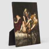 Judith Slaying Holofernes - Artemisia Gentileschi Fotoplatte (Seite)
