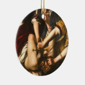 Judith Slaying Holofernes - Artemisia Gentileschi Keramik Ornament (Rechts)