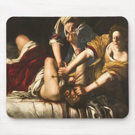 Judith Slaying Holofernes - Artemisia Gentileschi Mousepad (Vorne)
