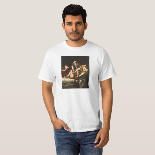 Judith Slaying Holofernes - Artemisia Gentileschi T-Shirt (Vorne ganz)
