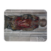 Judith-Statue (Polychrome Stein) Magnet (Horizontal)