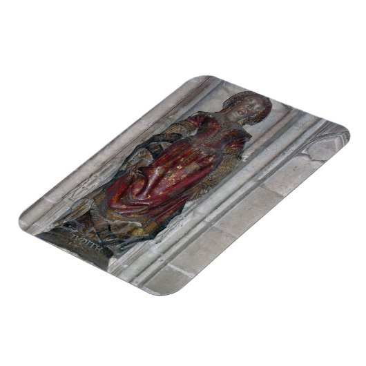Judith-Statue (Polychrome Stein) Magnet (Linke Seite)