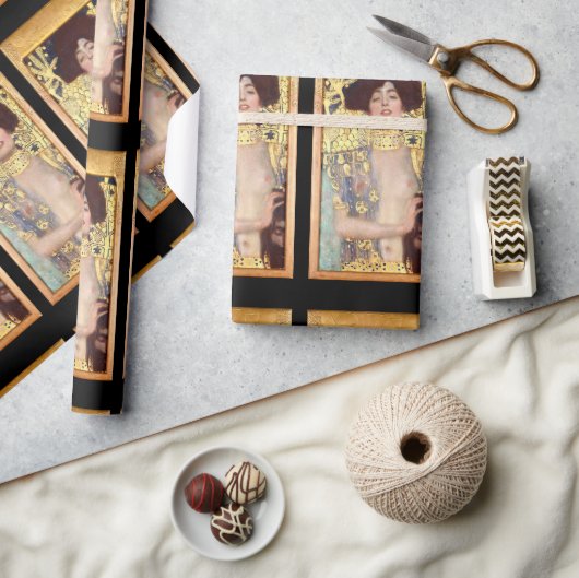 Judith und der Leiter von Holofernes von Gustav Kl Geschenkpapier (Kunsthandwerk)