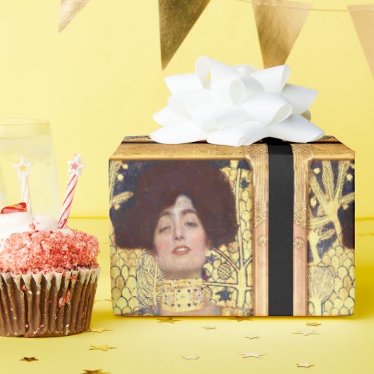 Judith und der Leiter von Holofernes von Gustav Kl Geschenkpapier (Geburtstagsparty)