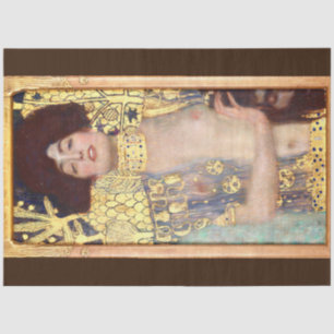 Judith und der Leiter von Holofernes von Gustav Kl Seidenpapier