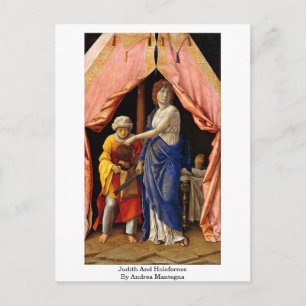 Judith und Holofernes von Andrea Mantegna Postkarte