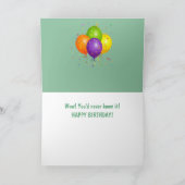 Judmental Goose Funny Birthday Karte (Innenseite)