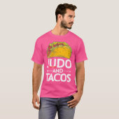 Judo and Tacos Liebe mexikanisches Essen T-Shirt (Vorne ganz)