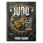 Judo : Art des Throwing Notizblock (Vorderseite)