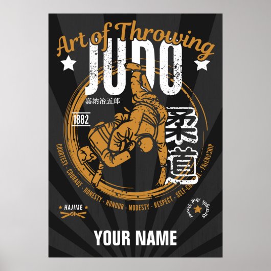 Judo : Art des Throwing Poster (Vorne)