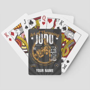 Judo : Art des Throwing Spielkarten