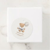 Judo Bear Turns One" – 1st Birthday 【Black-belt】 Geschenkanhänger (Beispiel)