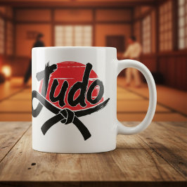 Judo - Black Belt -Rising Sun Kaffeetasse
