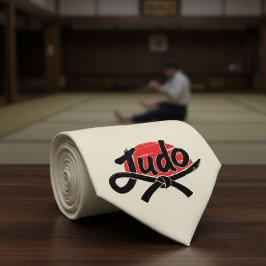 Judo - Black Belt -Rising Sun Krawatte