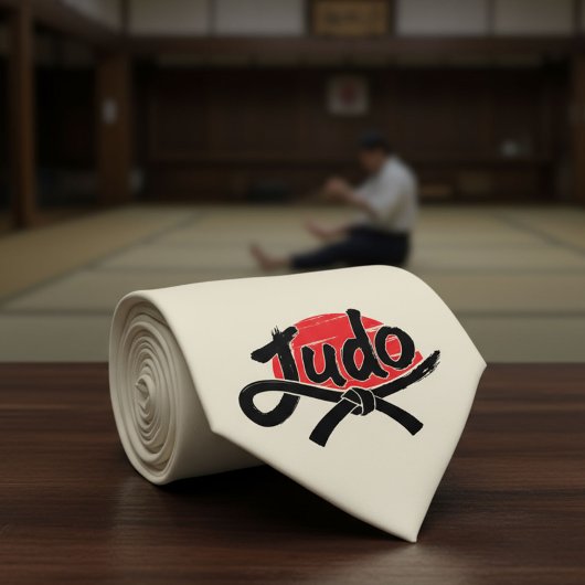 Judo - Black Belt -Rising Sun Krawatte