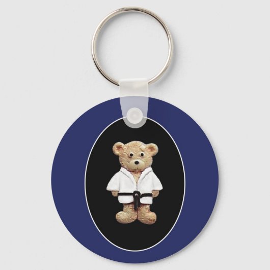 Judo Black Belt Schlüsselanhänger (Vorderseite)